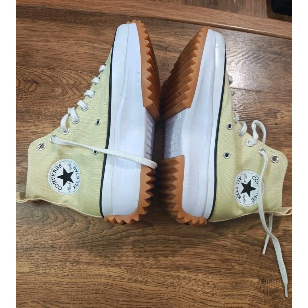 CONVERSE Run Star Hike Platform Lemon Drop Unisex Mens 6.5 Womens 8 Chuck Taylor